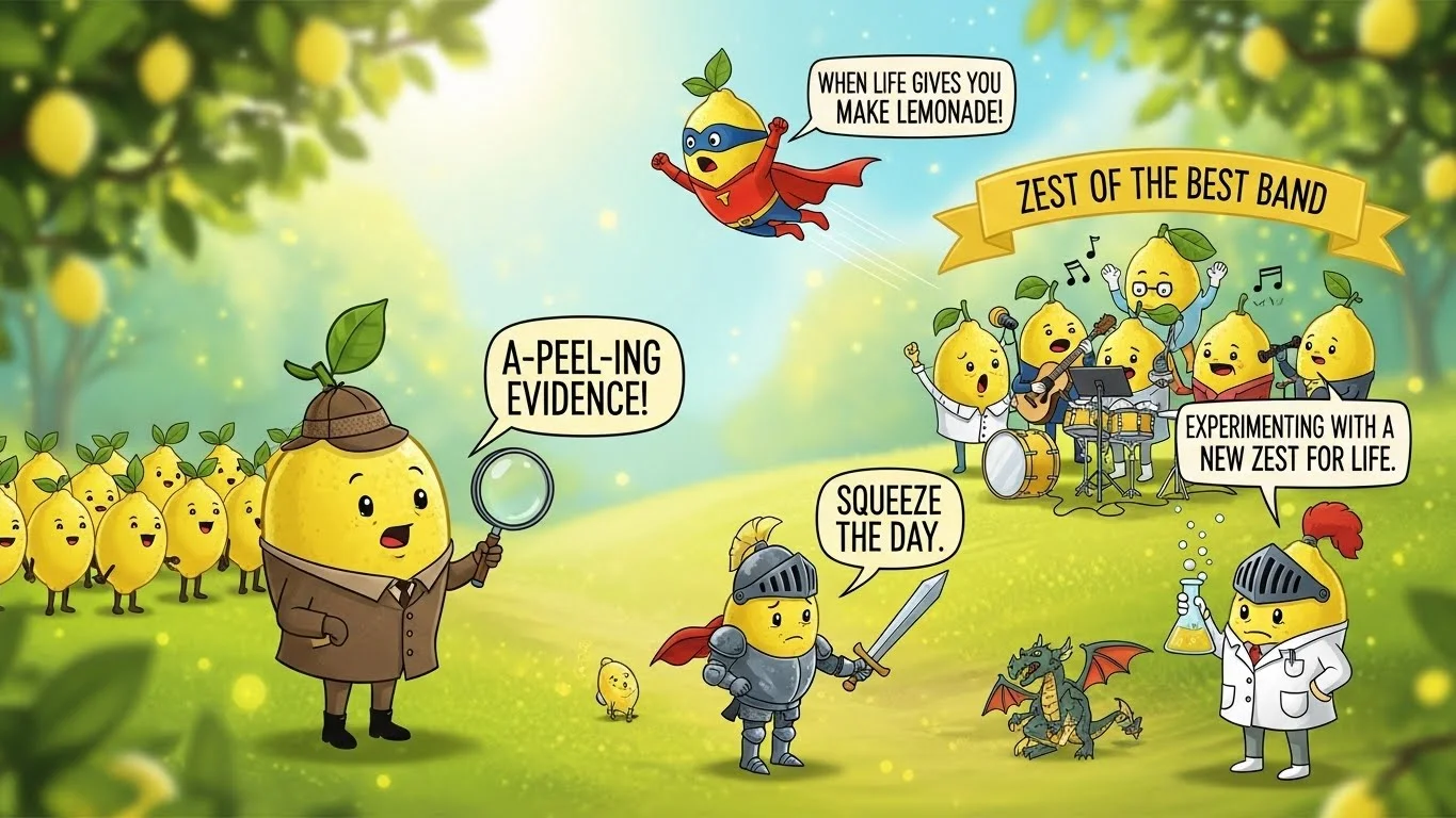 Clean & Family-Safe Lemon Jokes for All Ages