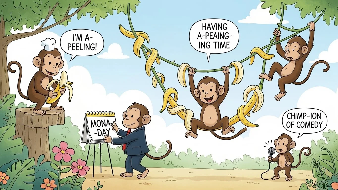 Clean & Family-Safe Monkey Jokes for All Ages