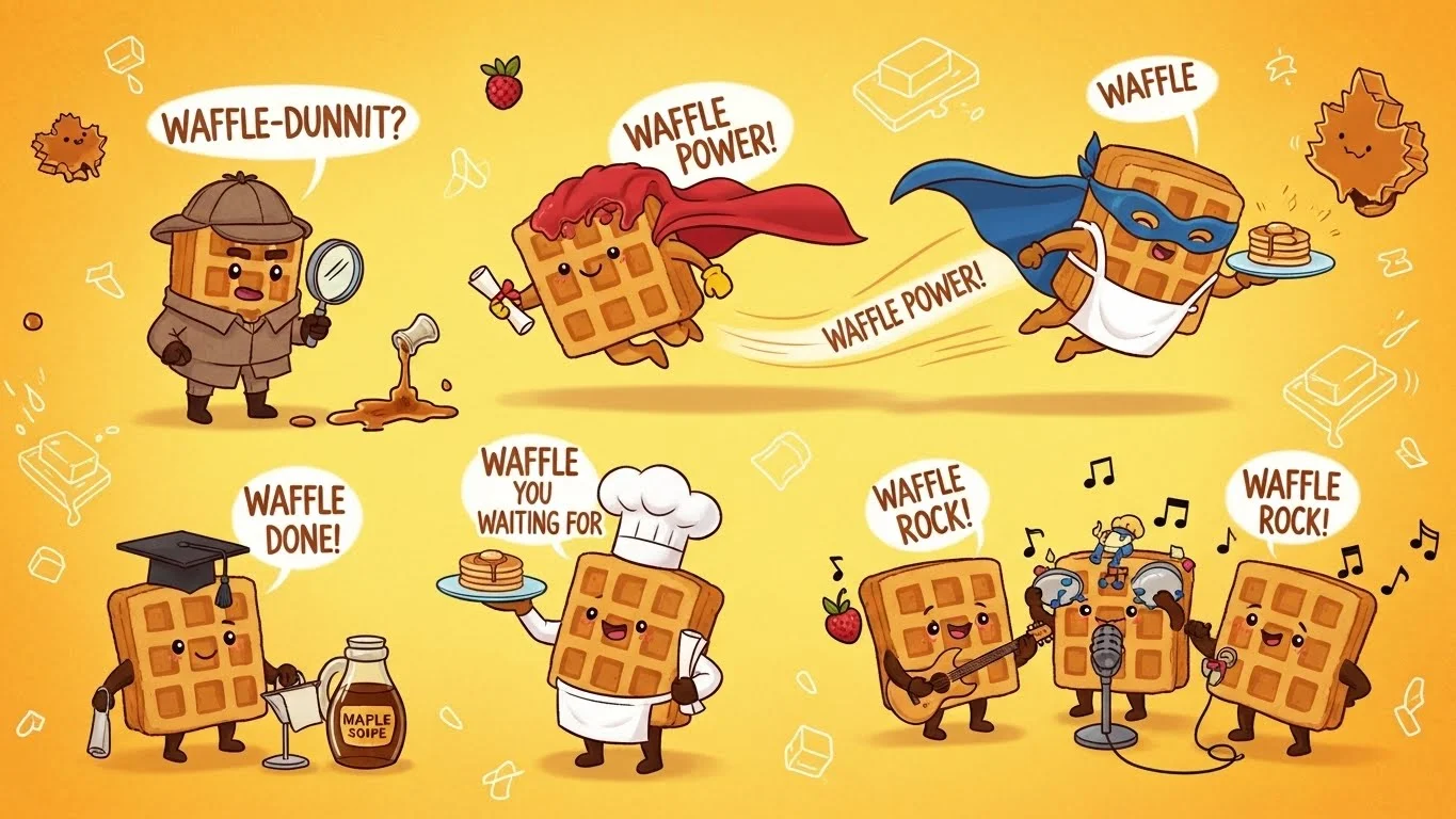 Clean & Family-Safe Waffle Jokes for All Ages