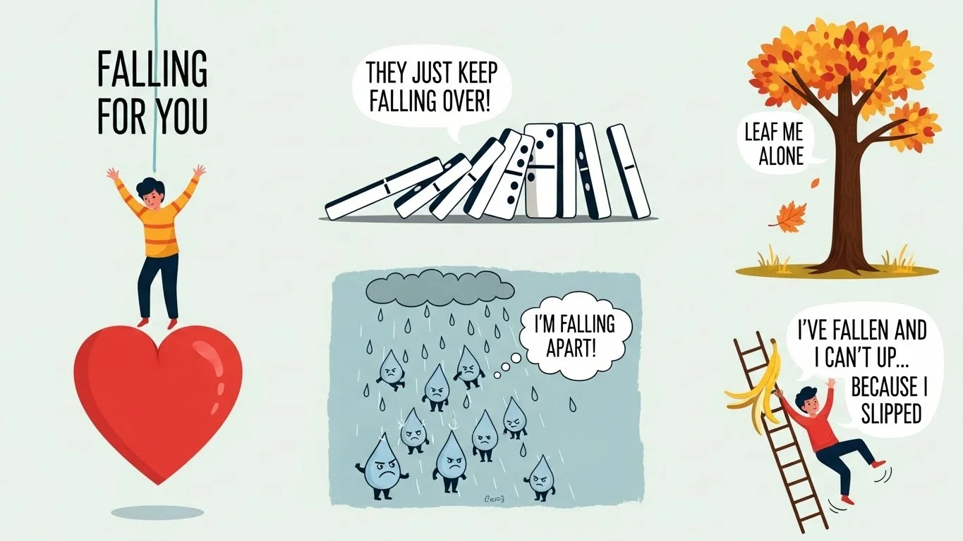 Punny Falling Quotes That’ll Make You Giggle