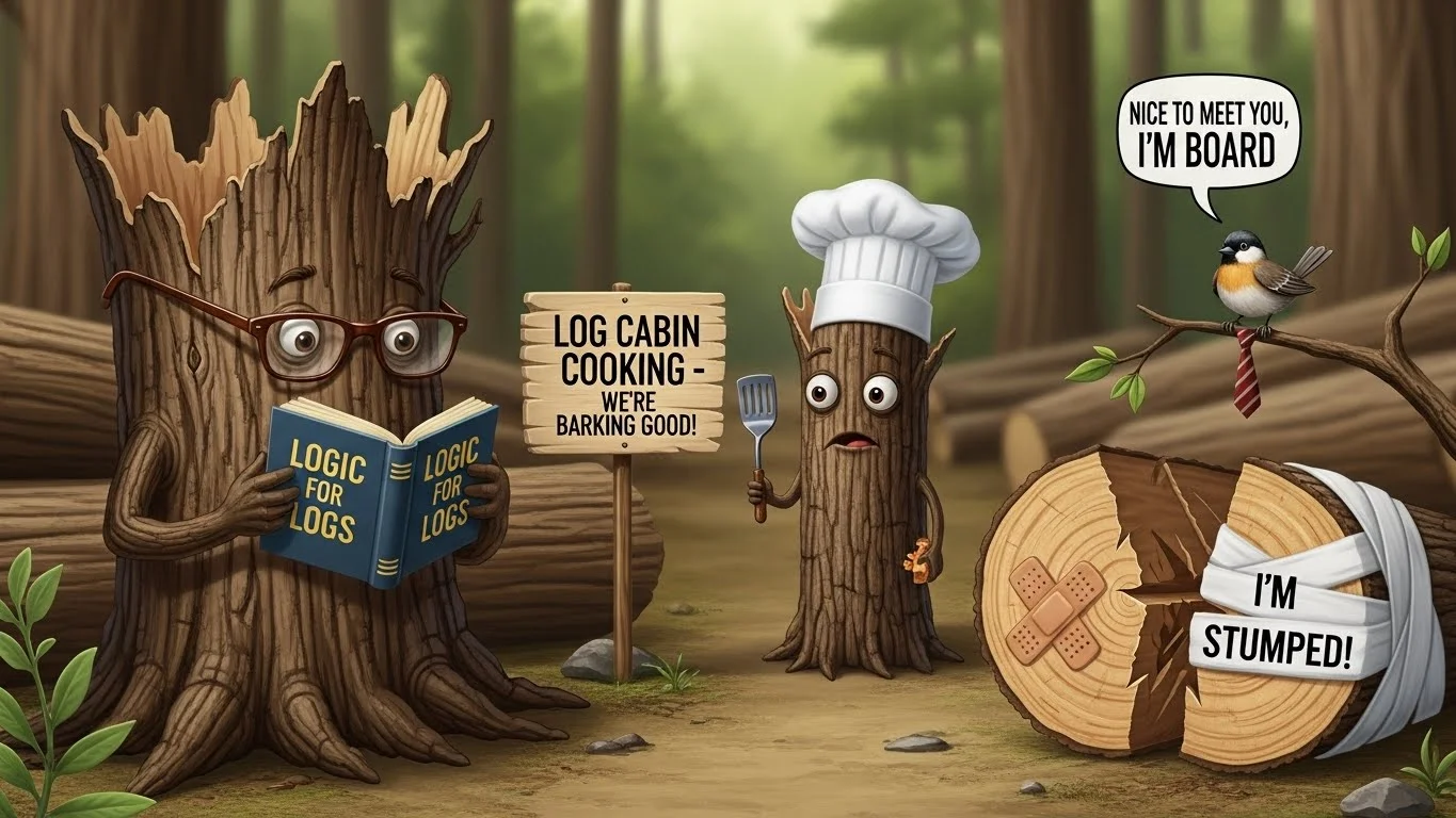 Punny Log Quotes That’ll Make You Giggle