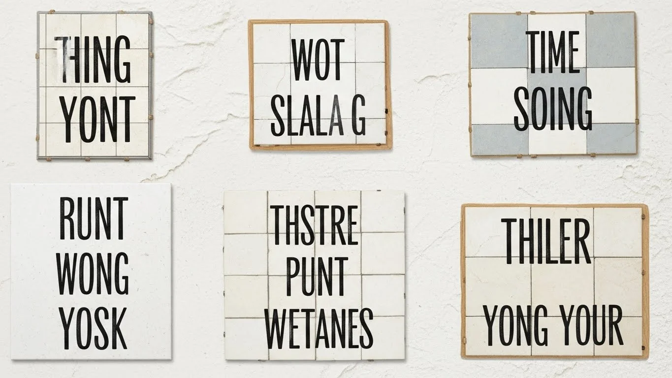 Silly, Sassy & Bold Tiling Puns