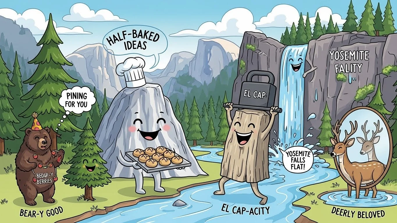 Silly, Sassy & Bold Yosemite Puns