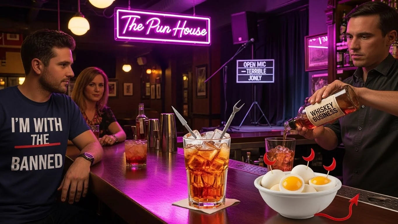 Witty Bar Puns That Slay on Social Media