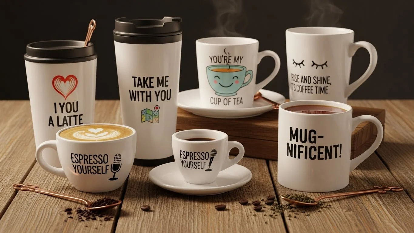 Witty Cup Puns That Slay on Social Media