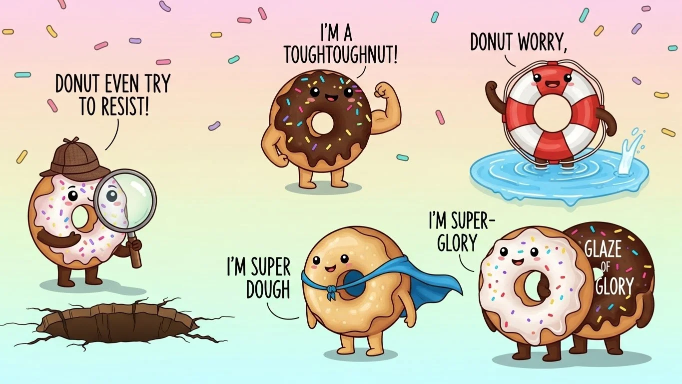 Witty Doughnut Puns That Slay on Social Media