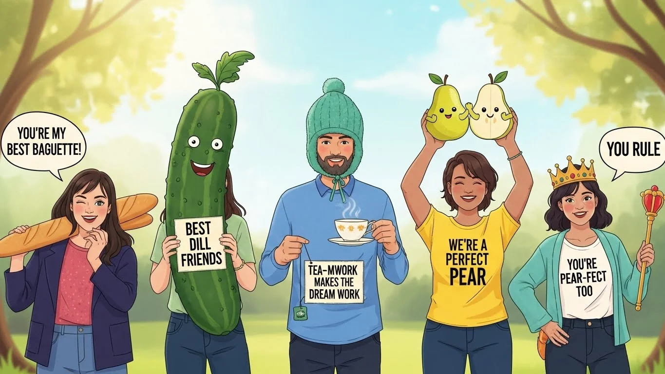 Witty Friend Puns That Slay on Social Media