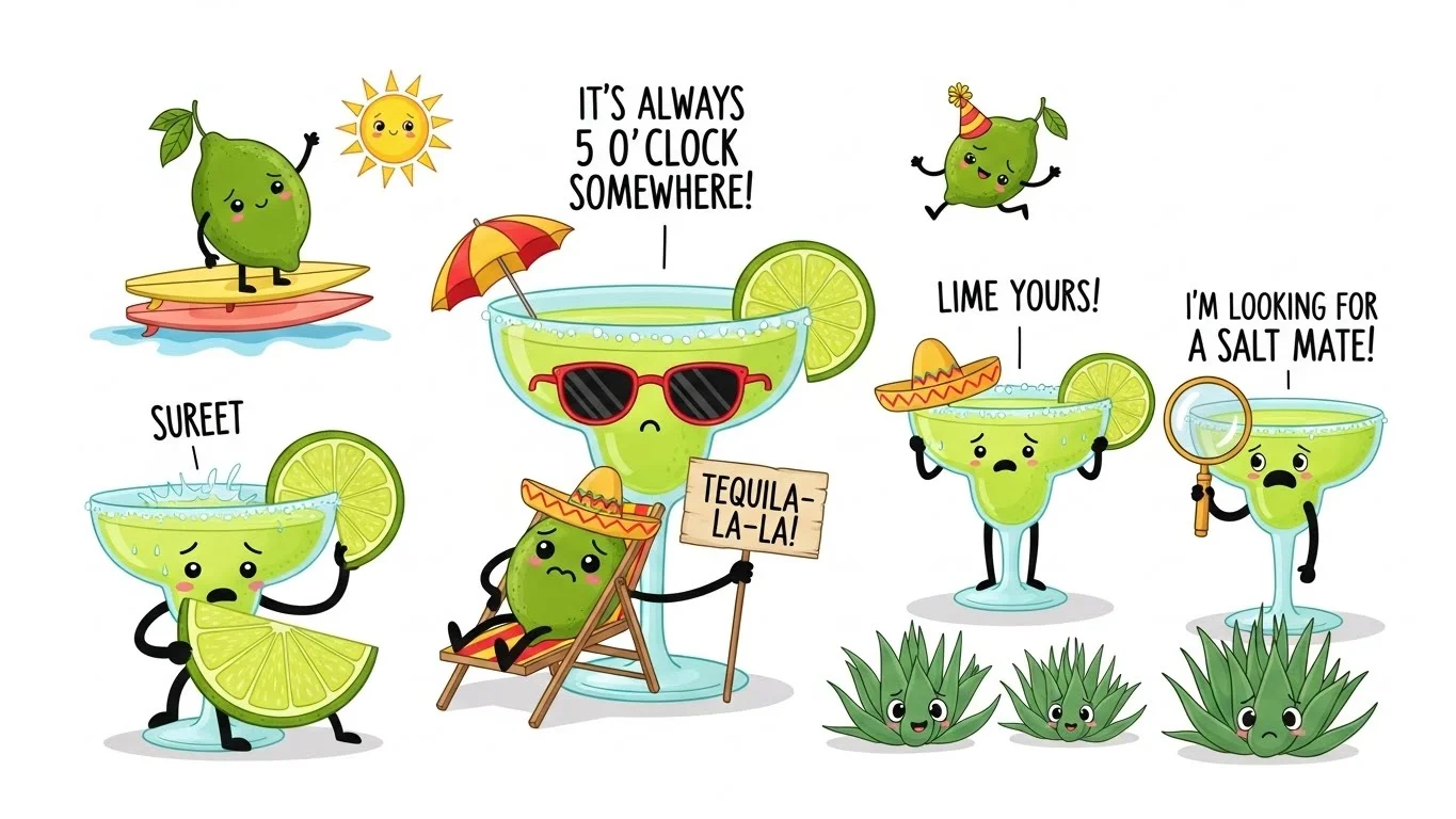 Witty Margarita Puns That Slay on Social Media