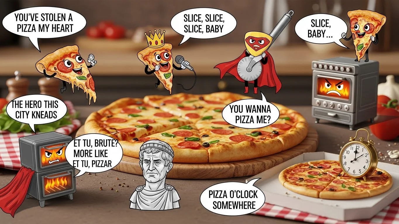 Witty Pizza Puns That Slay on Social Media