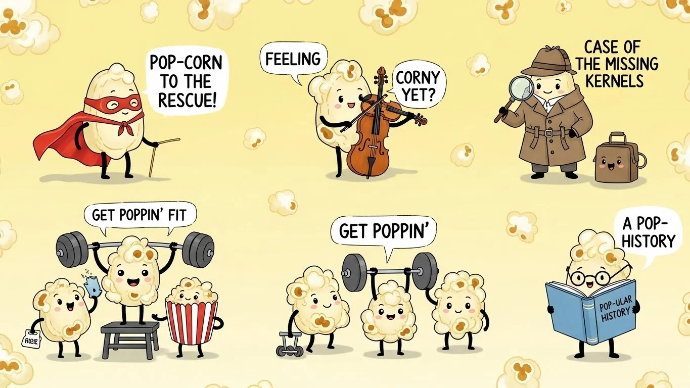 Witty Popcorn Puns That Slay on Social Media