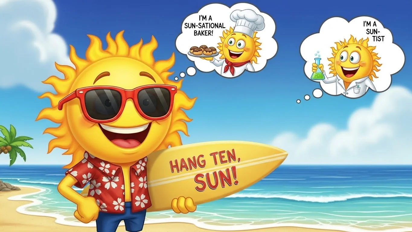 Witty Sun Puns That Slay on Social Media
