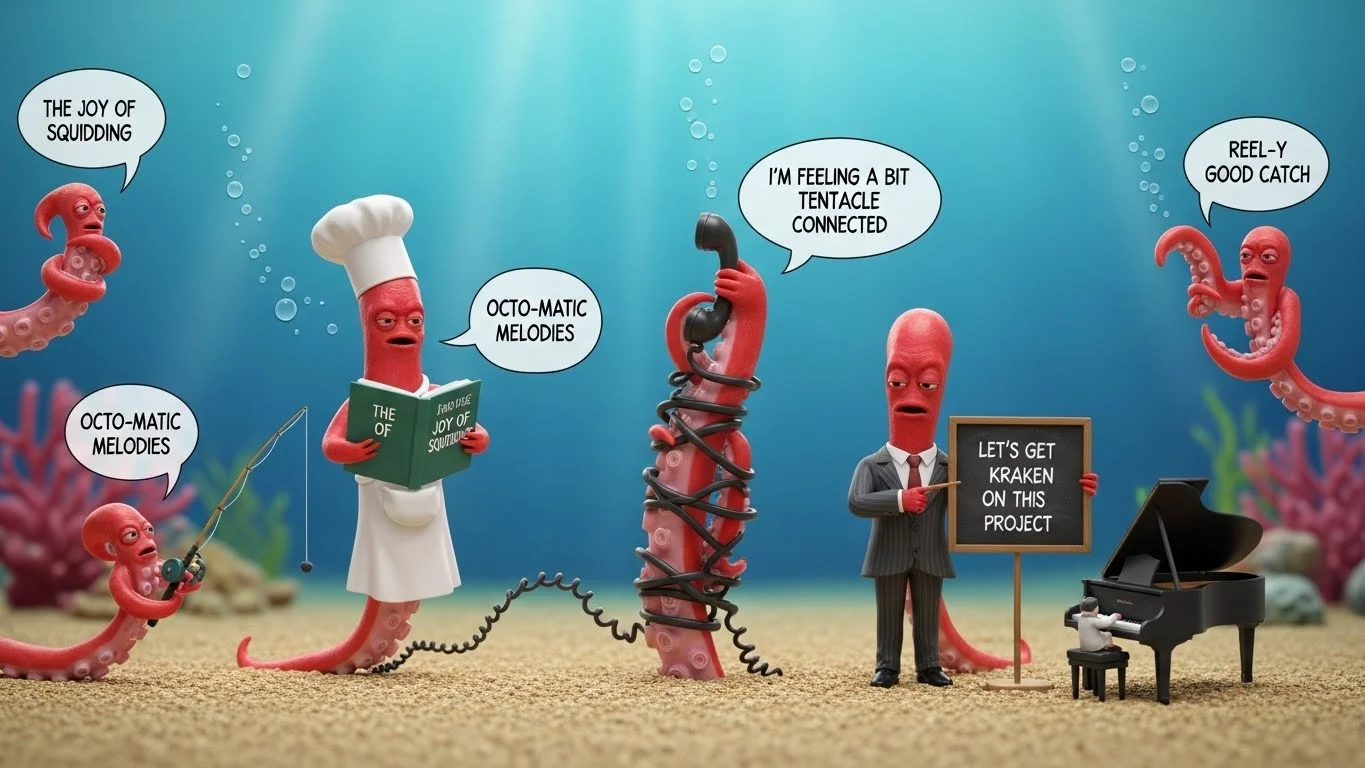Witty Tentacle Puns That Slay on Social Media