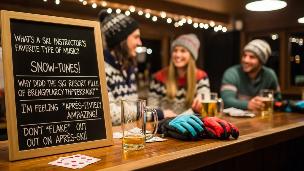 apres ski puns