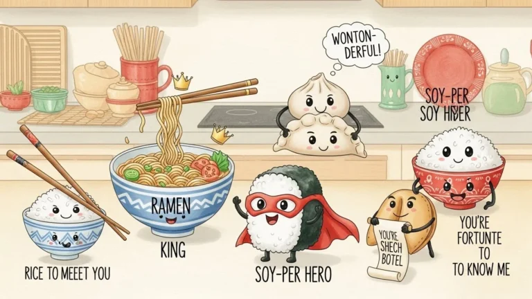 asian food puns