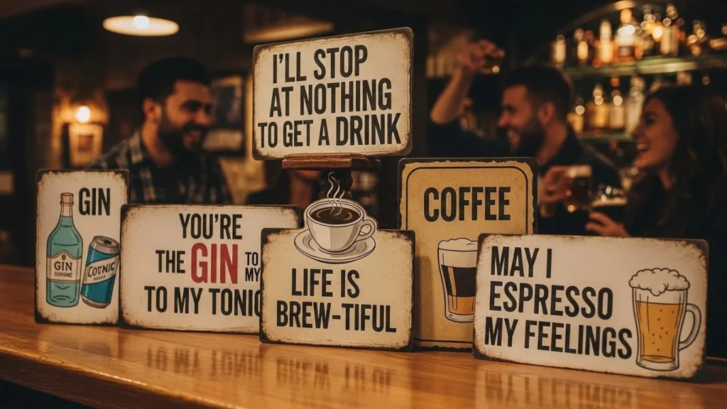 bar puns