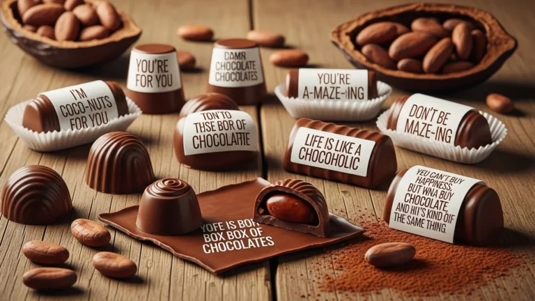 chocolate puns sweet silly cocoa nfidence