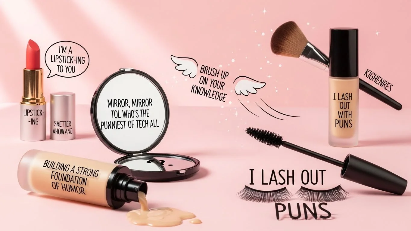 Witty Cosmetic Puns That Slay on Social Media