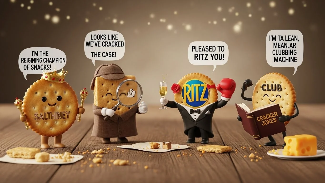 Crunch Puns 388+ Cracker Puns That Are Crunching With Flavor and Funny Moments ...