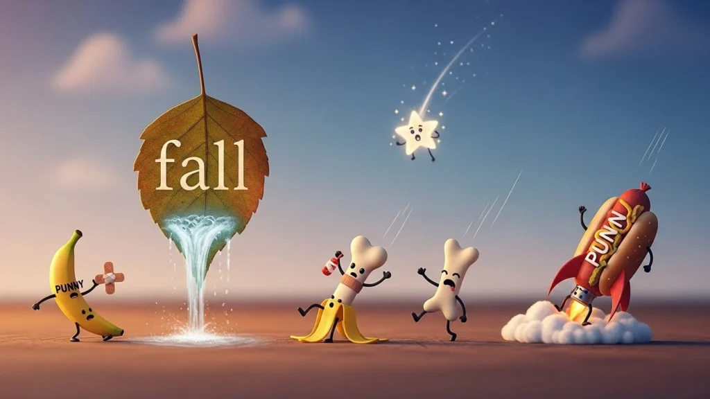 falling puns