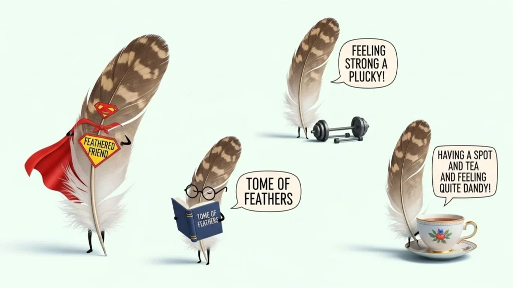 feather puns
