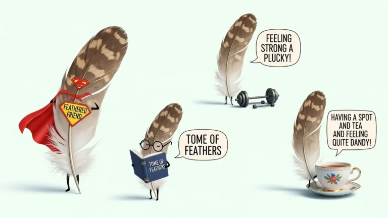 feather puns