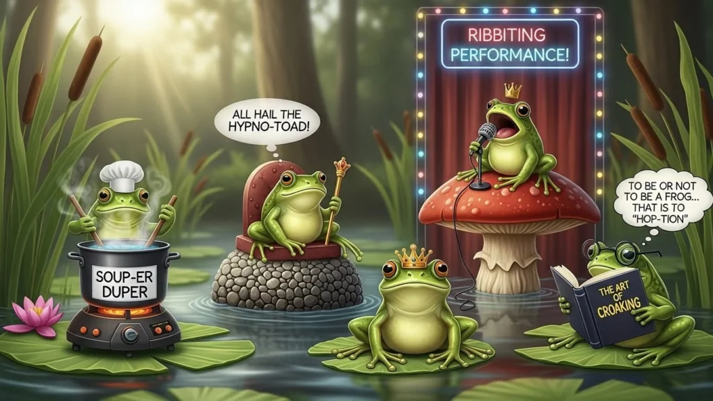 frog puns