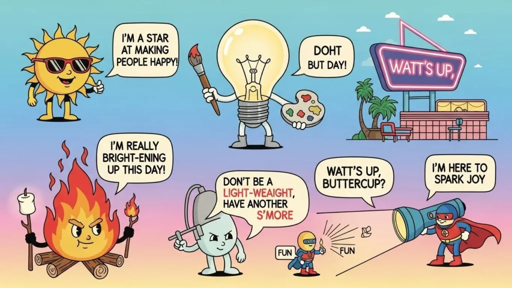 light puns brighten your day spark fun