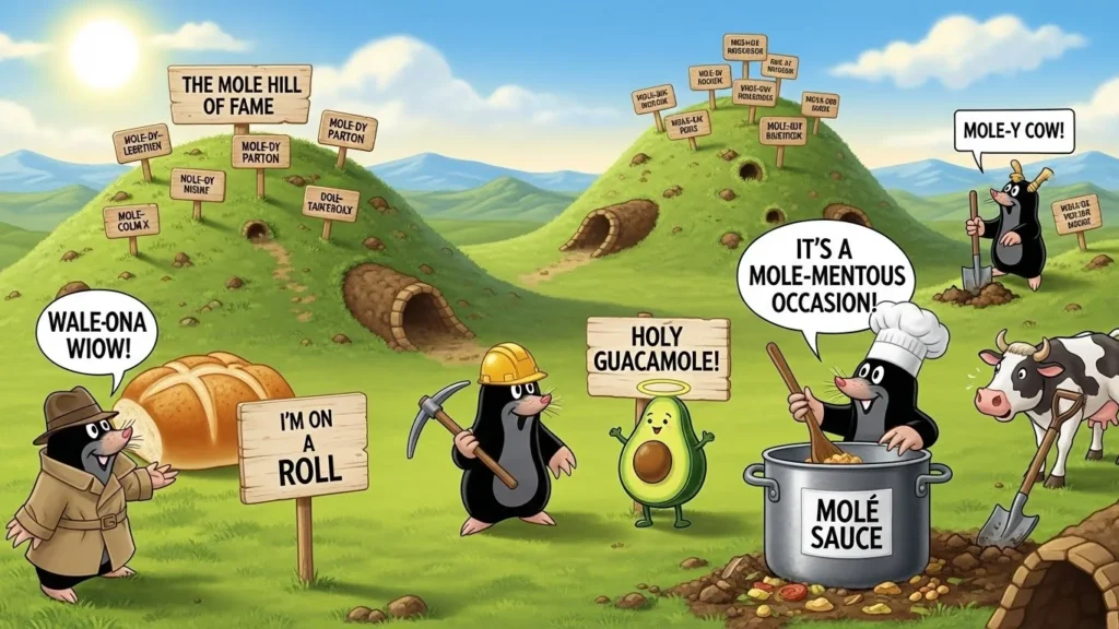mole puns