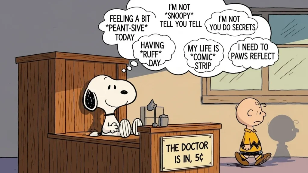 snoopy puns