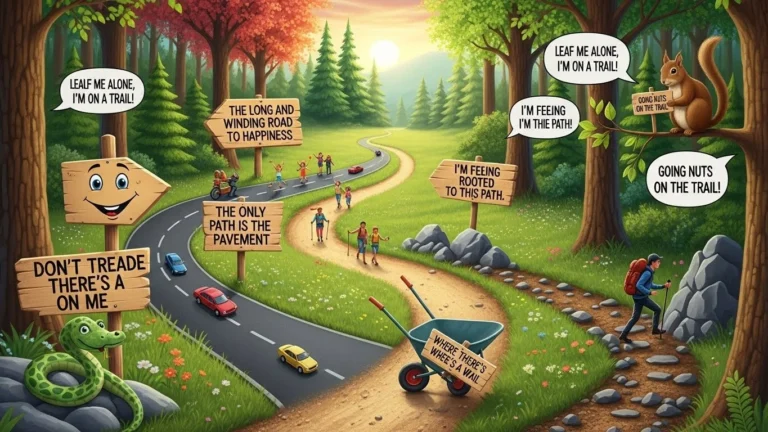 trail puns