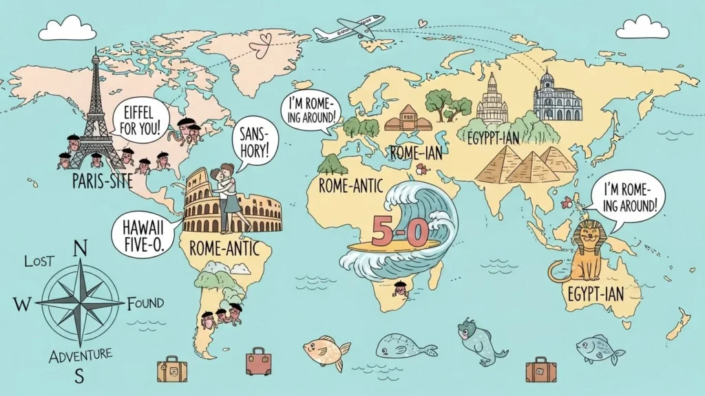 travel puns