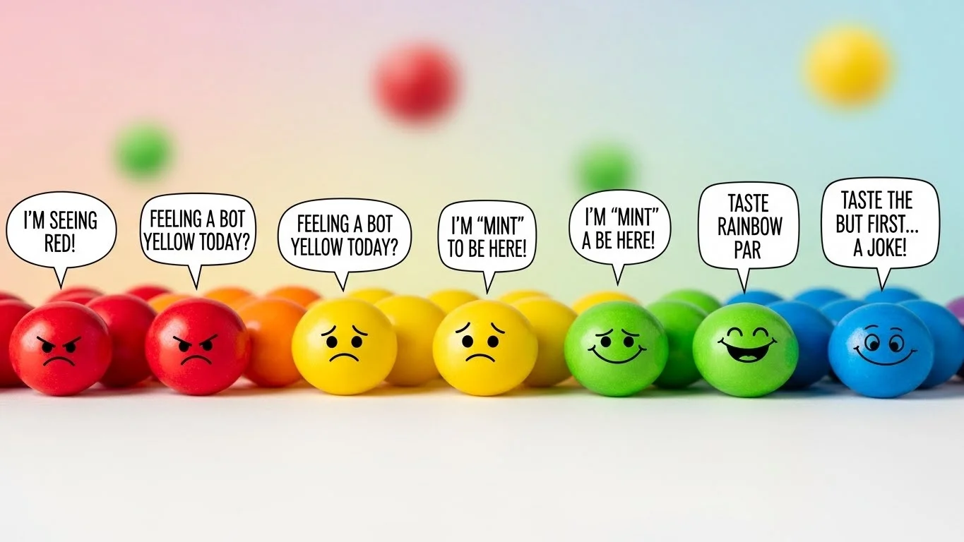Clever Skittles Wordplay for Instagram