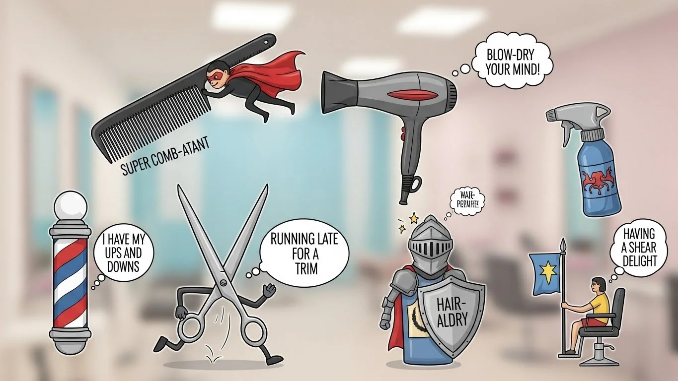 The Best Hairdressing Jokes & Wordplays Ever