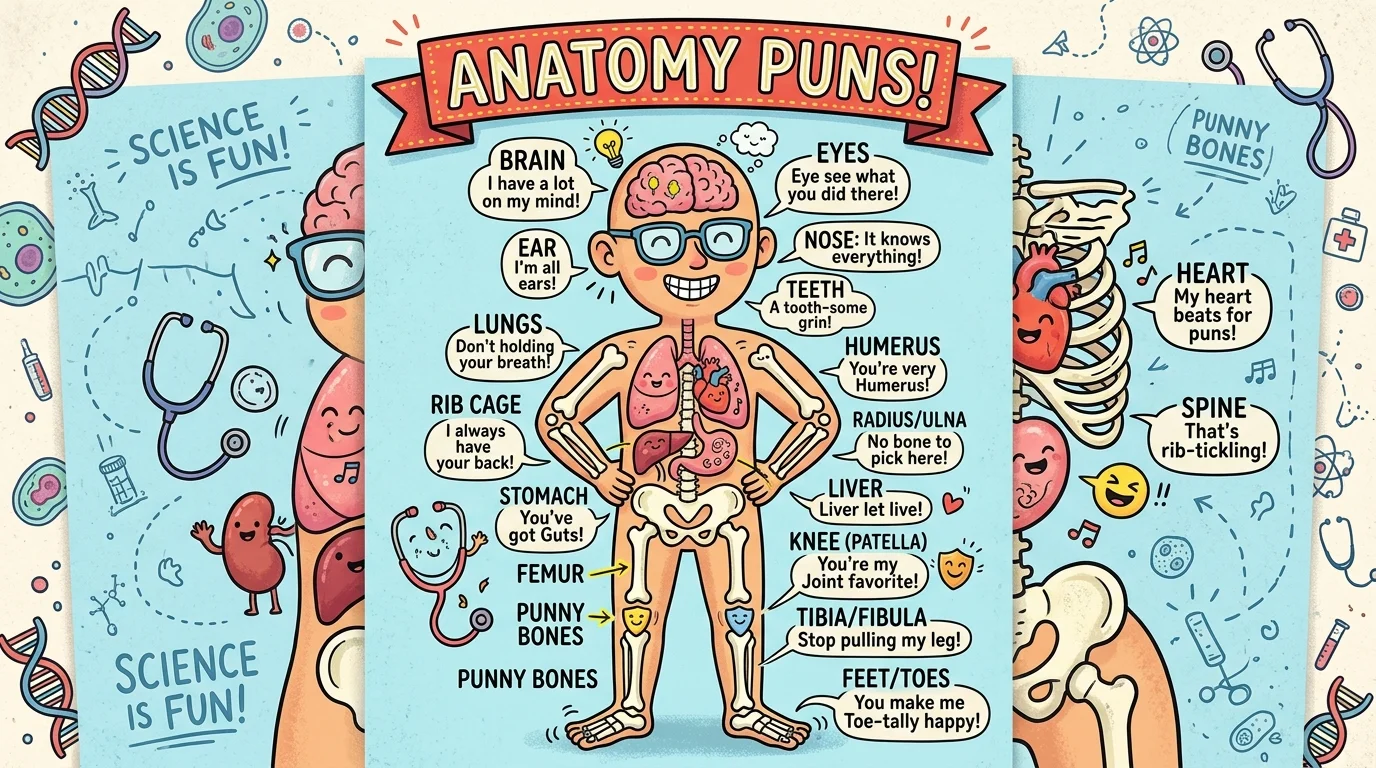 Anatomy Puns One Liners
