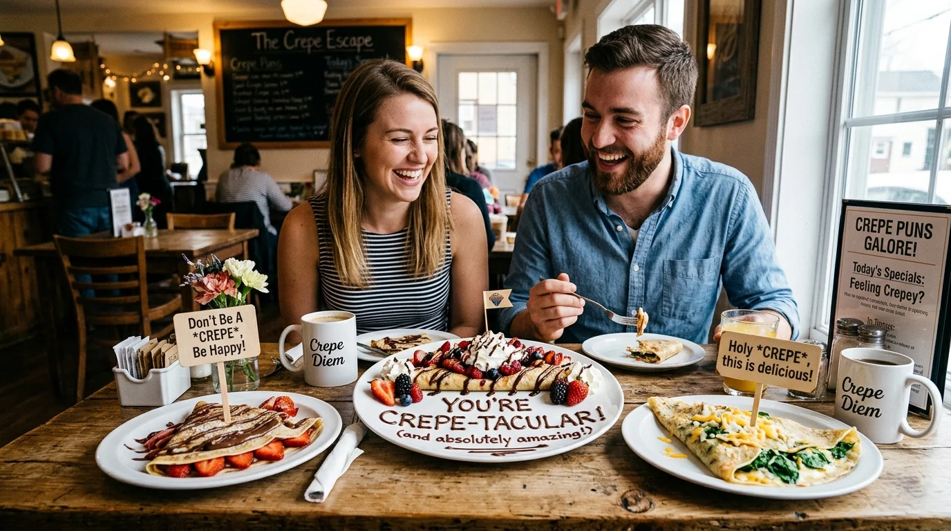 Crepe Puns One Liners