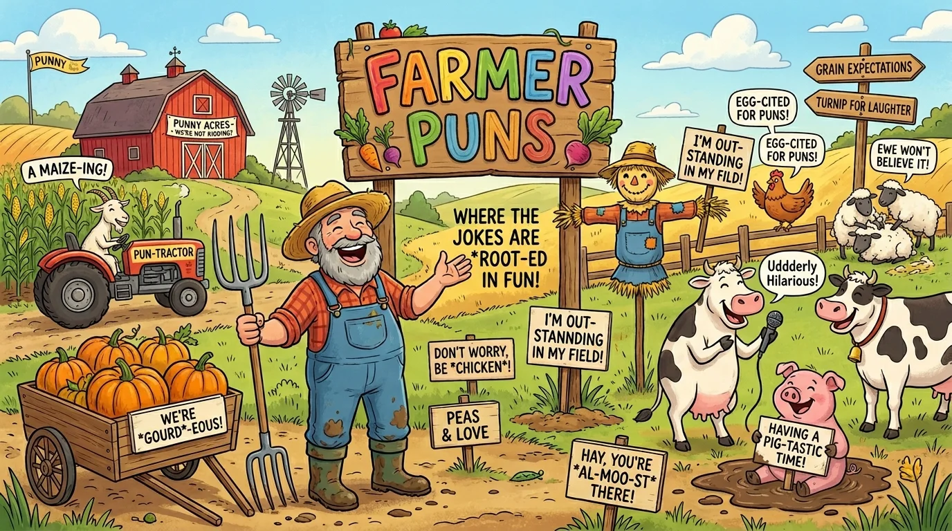 Farmer Puns One Liners