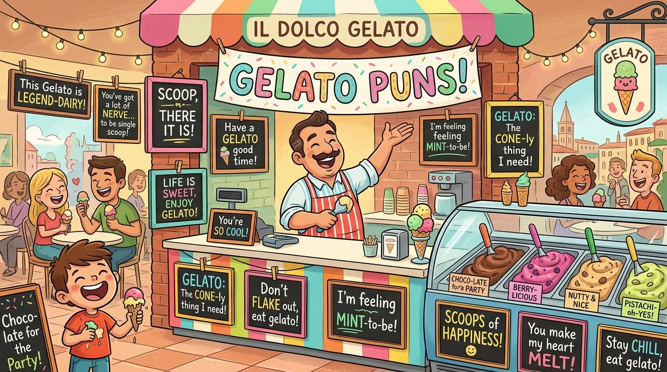  Gelato Puns