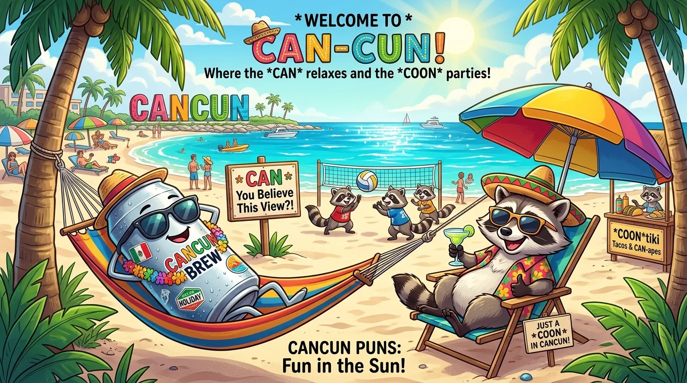 Quick & Short Cancun Puns for Fast Laughs