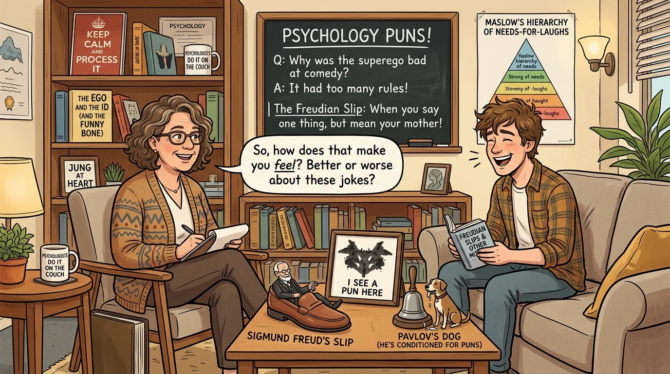 Quick & Short Psychology Puns for Fast Laughs