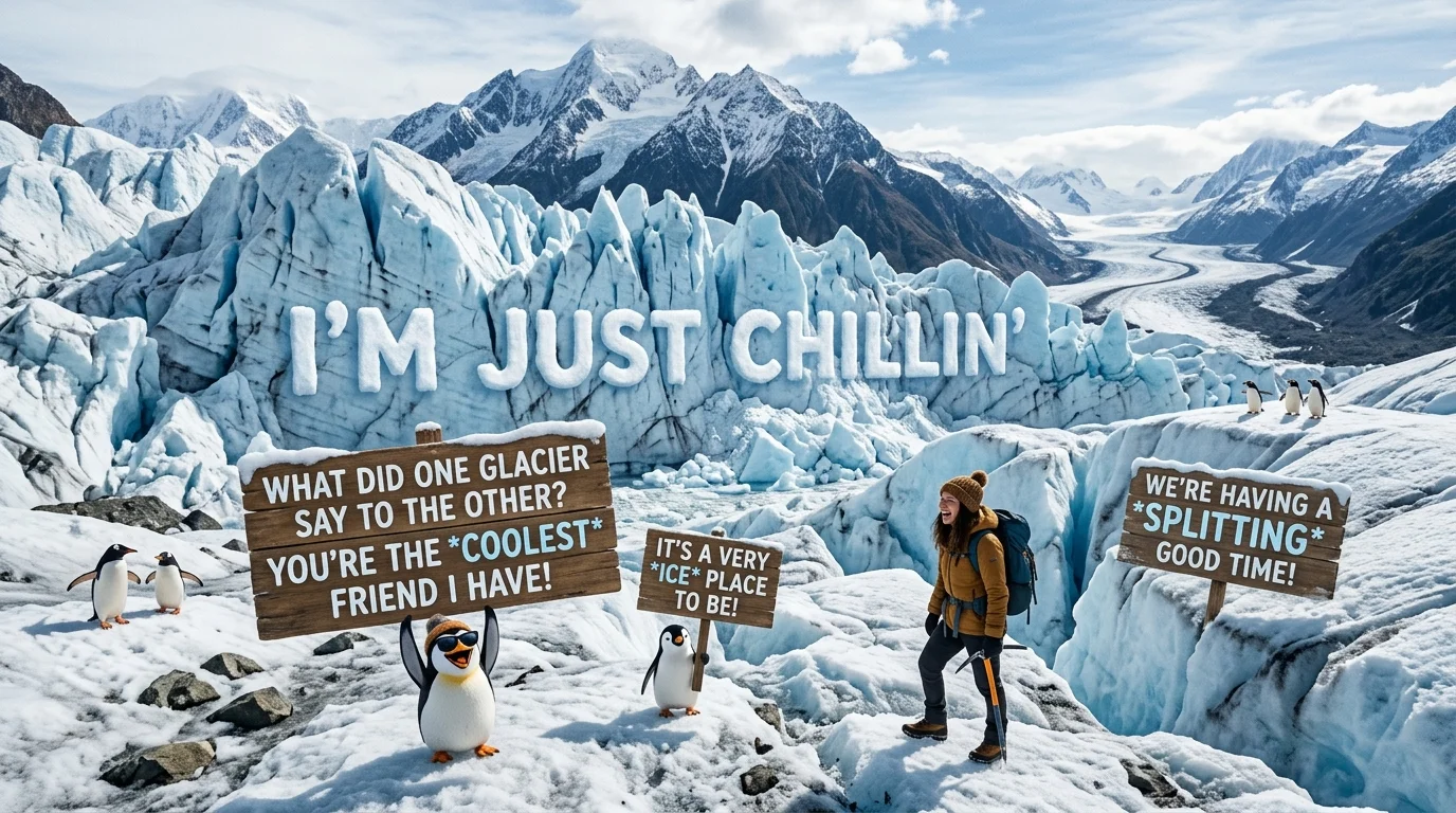 Witty Glacier Puns That Slay on Social Media