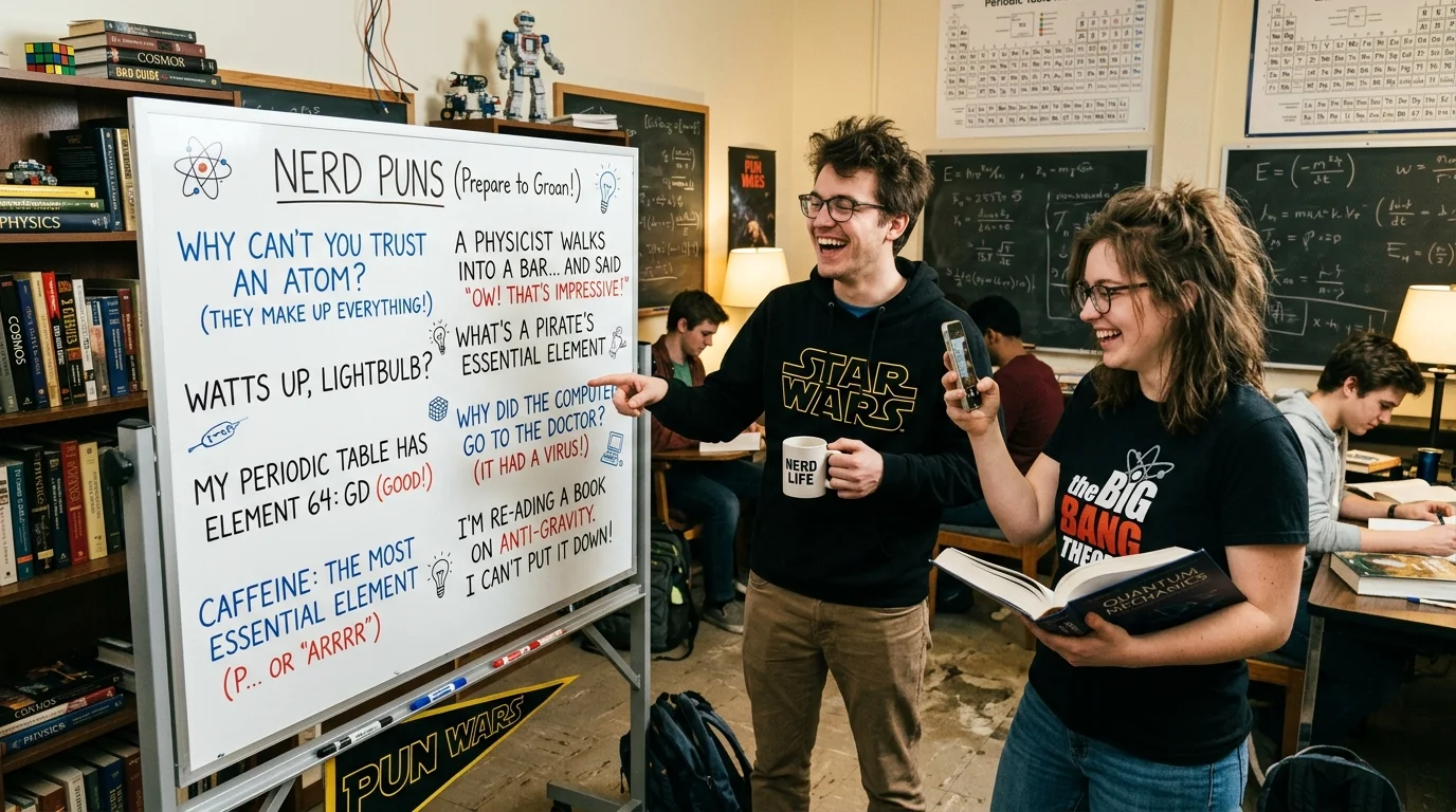 Witty Nerd Puns That Slay on Social Media