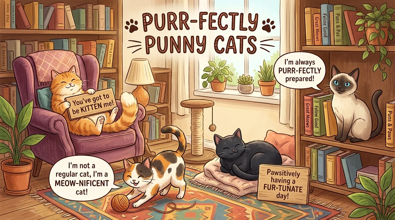 Cat Puns One Liners