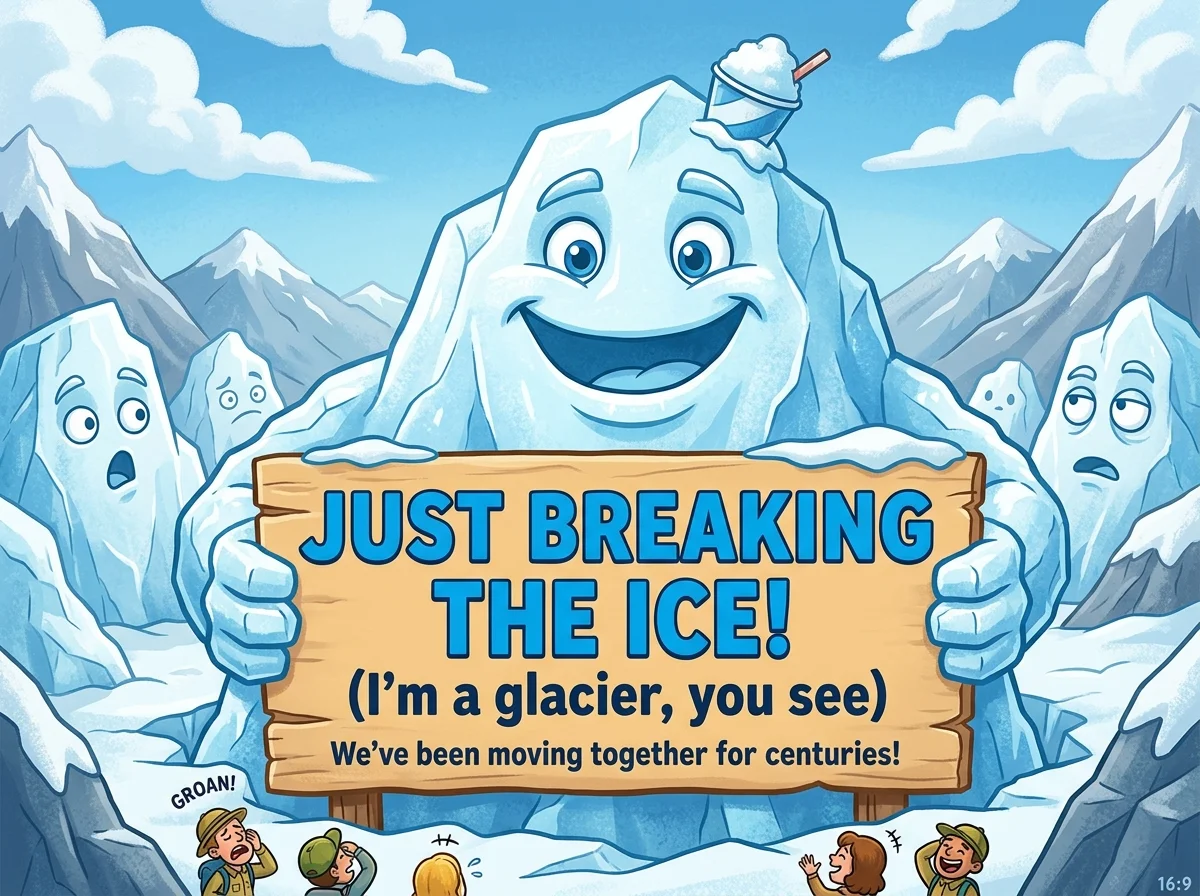 Glacier Puns One Liners