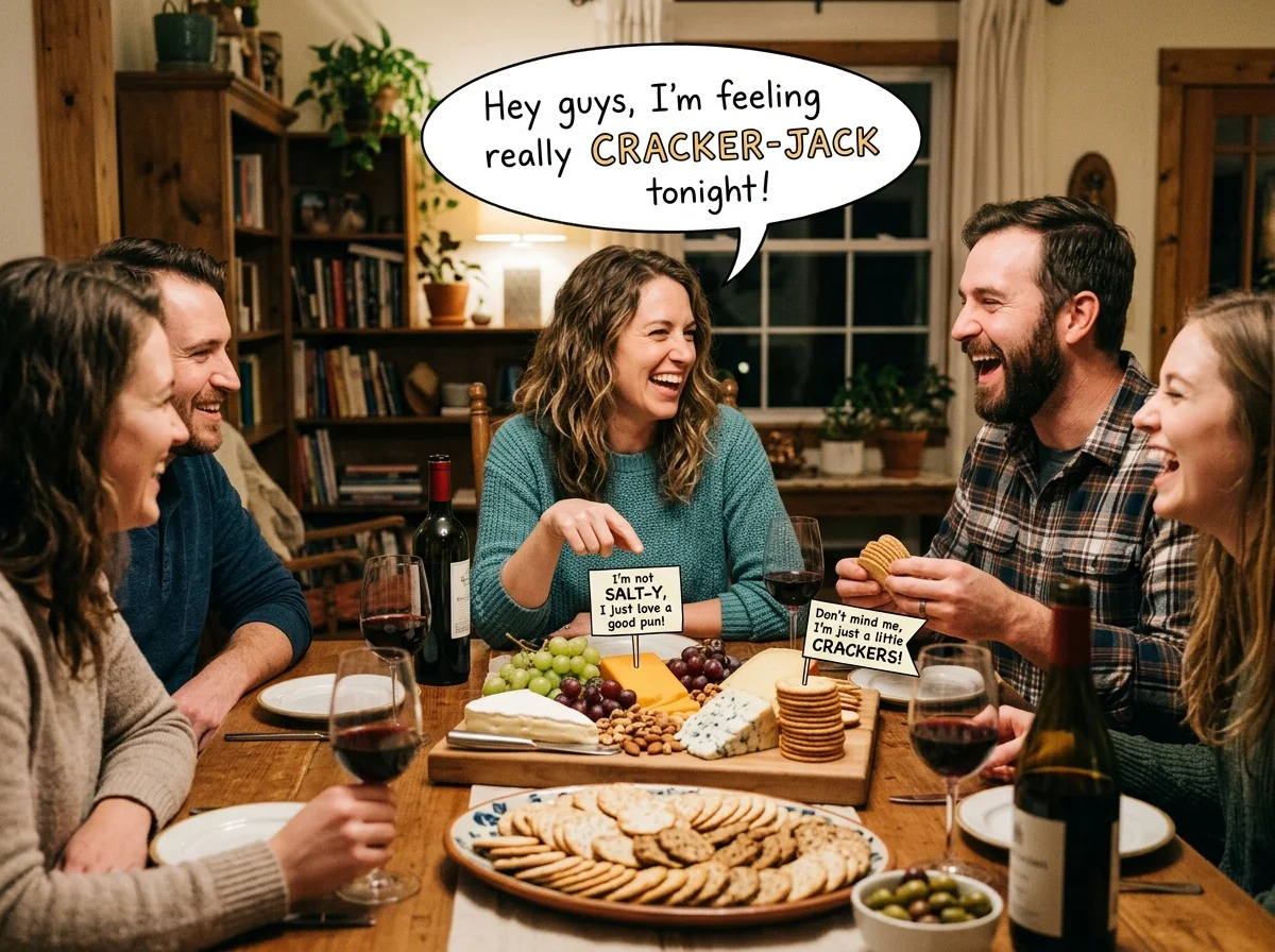Hilarious Cracker Puns & Captions