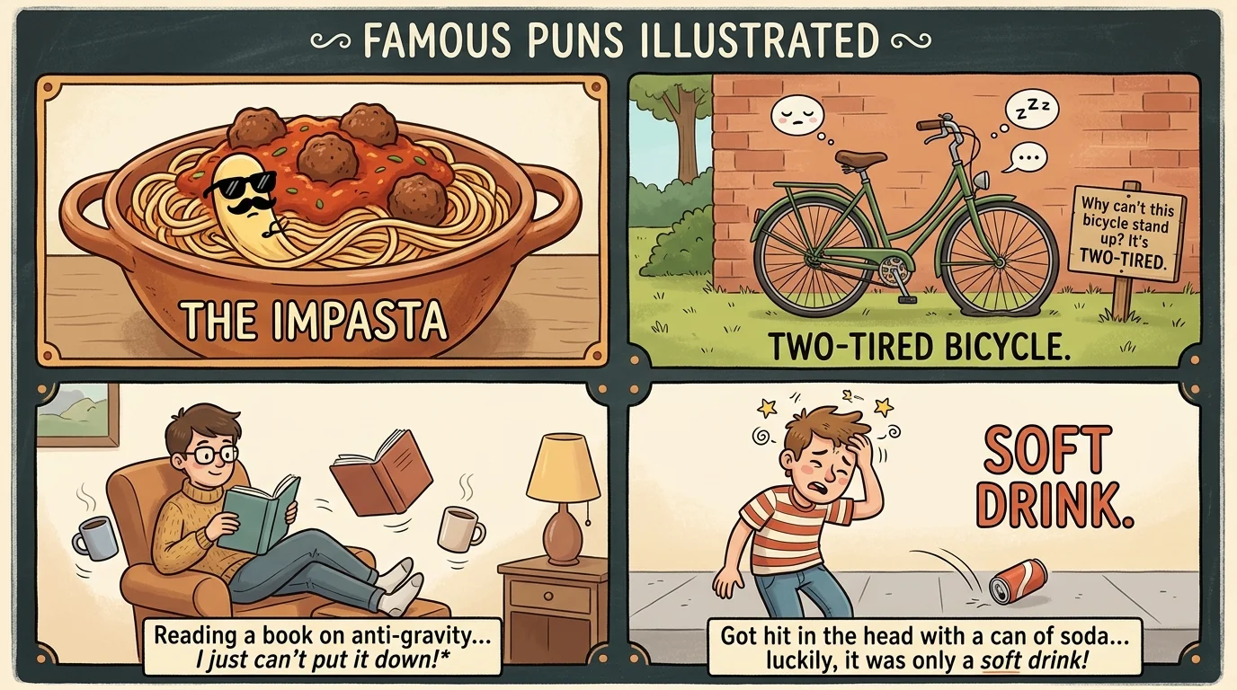 The Best Famous Jokes & Wordplays Ever