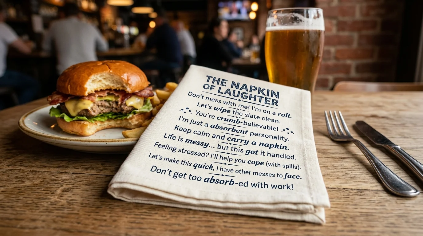 The Best Napkin Jokes & Wordplays Ever