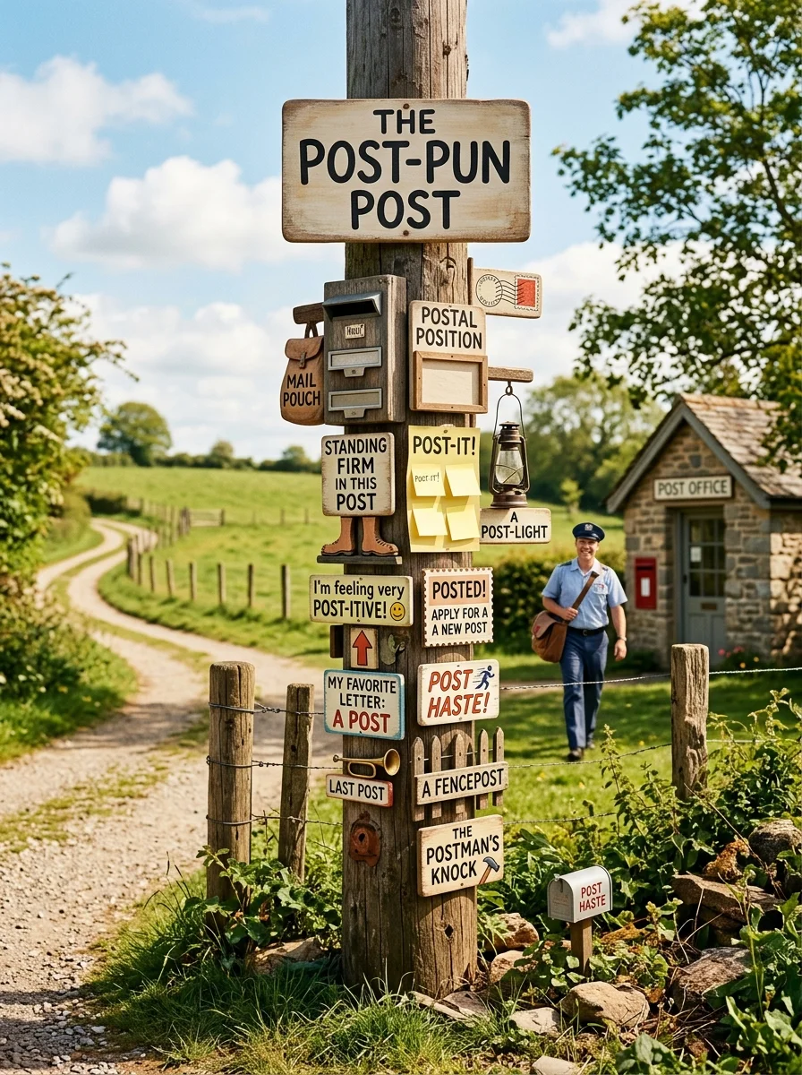 The Best Post Jokes & Wordplays Ever