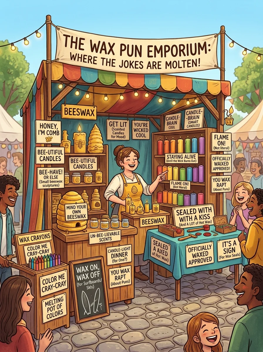 Wax Puns One Liners