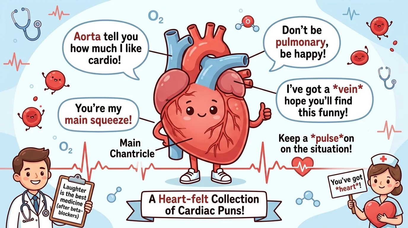 Witty Cardiac Puns That Slay on Social Media