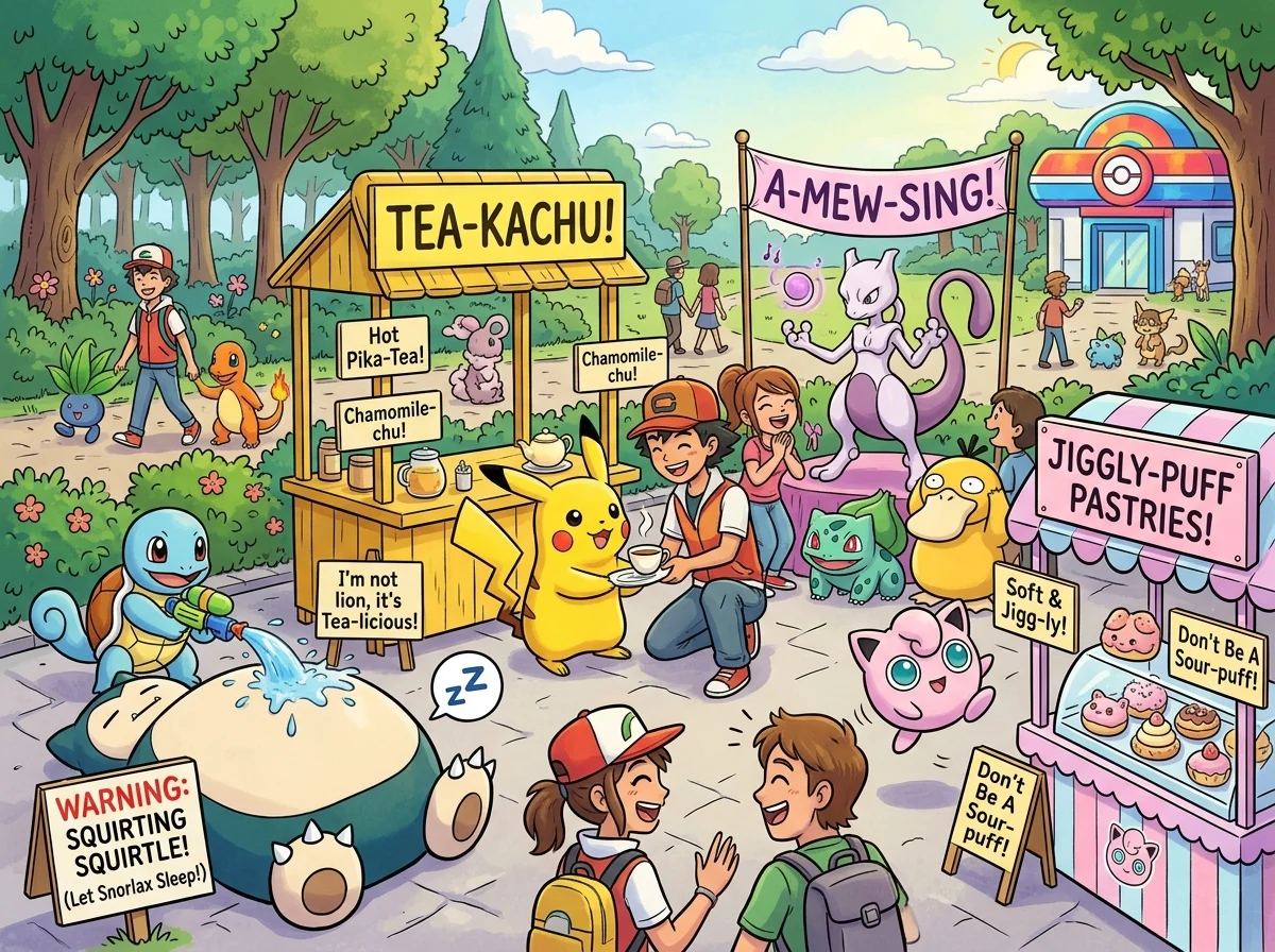 Witty Pokémon Puns That Slay on Social Media